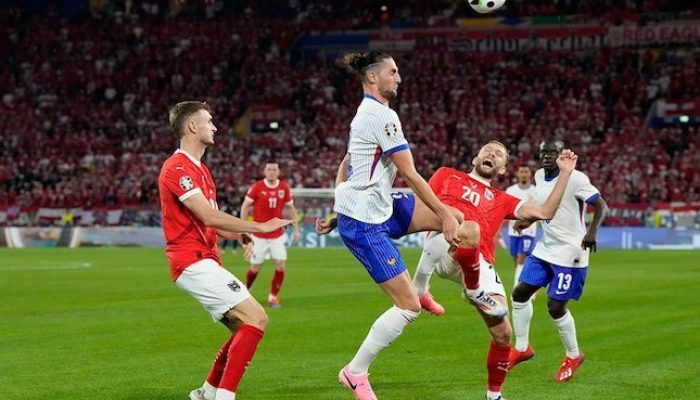 Hasil Euro 2024 Austria vs Prancis: Skor 0-1