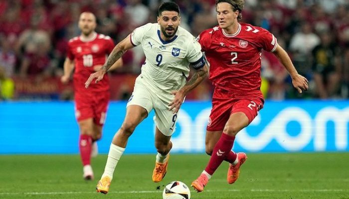 Hasil Euro 2024 Denmark vs Serbia: Skor 0-0