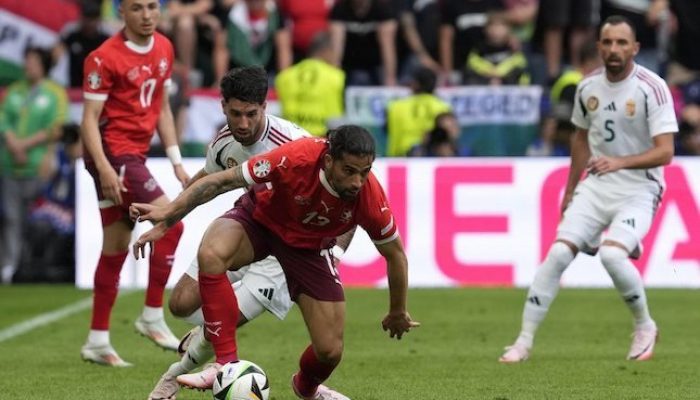 Hasil Euro 2024 Hungaria vs Swiss: Skor 1-3