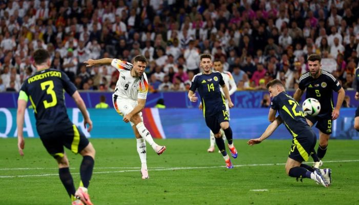 Hasil Euro Jerman vs Skotlandia: Skor 5-1