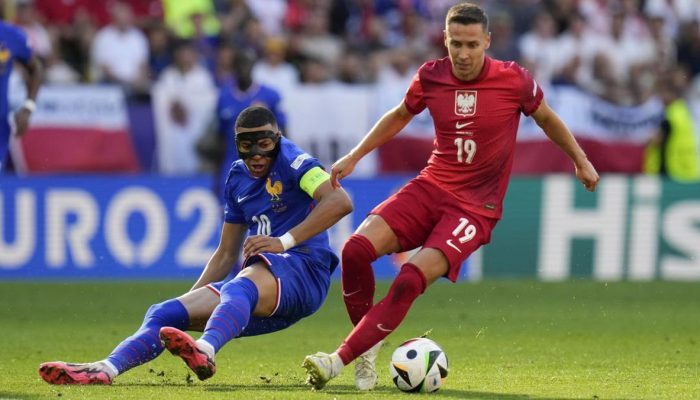 Hasil Euro 2024 Prancis vs Polandia: Skor 1-1