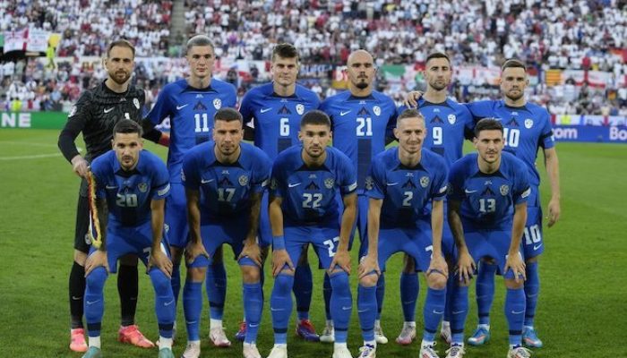 Starting XI Slovenia dalam pertandingan Inggris vs Slovenia pada matchday 3 Grup C Euro 2024