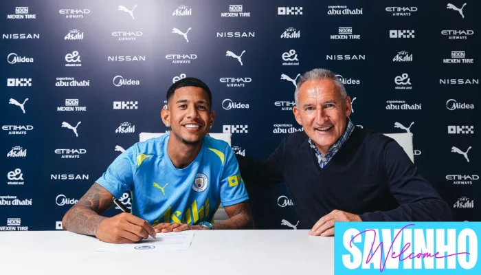 Perkuat Lini Serang, Manchester City Resmi Datangkan Savinho