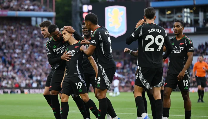 Hasil Aston Villa vs Arsenal: Skor 0-2