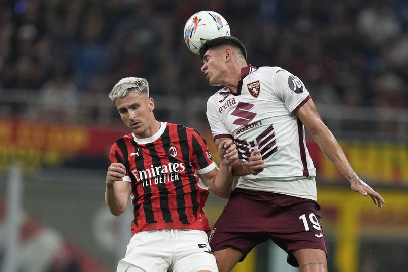 Hasil AC Milan vs Torino: Skor 2-2