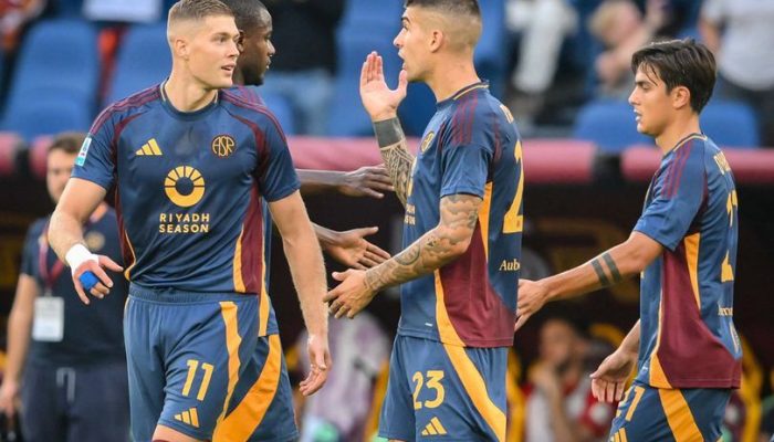 Hasil AS Roma vs Udinese: Skor 3-0