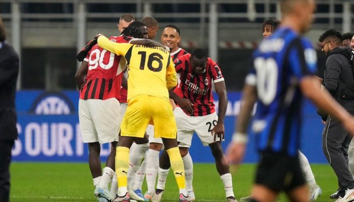 Hasil Inter Milan vs AC Milan: Skor 1-2