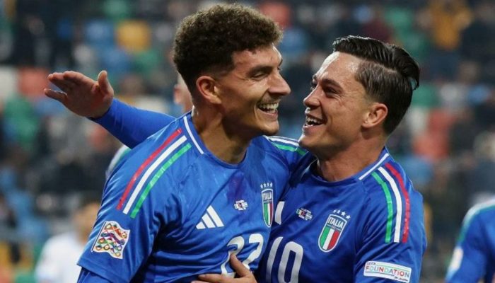 Hasil Italia vs Israel: Skor 4-1