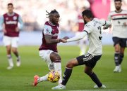 Hasil West Ham vs Manchester United: Skor 2-1