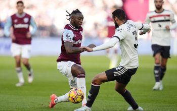 Hasil West Ham vs Manchester United: Skor 2-1