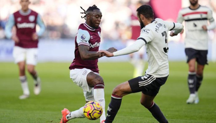 Hasil West Ham vs Manchester United: Skor 2-1