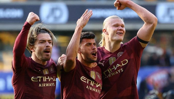 Hasil Wolverhampton vs Manchester City: Skor 1-2